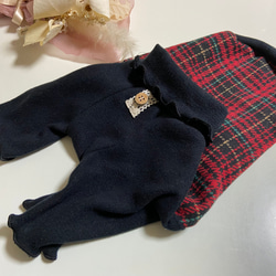 スコットチェック＊犬服＊ハンドメイド＊3S〜L＊猫の隠れ家 1枚目の画像