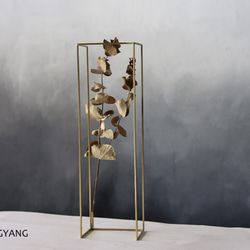 花瓶 一輪挿し / Brass plant holder 2枚目の画像