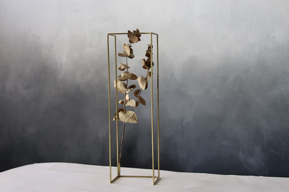 花瓶 一輪挿し / Brass plant holder 7枚目の画像