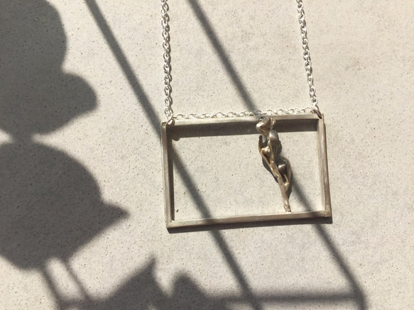 YANGYANG Frame Necklace / YANGYANG 植物園ネックレス 6枚目の画像