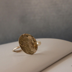 Textured Pearl Ring / 真珠リング 5枚目の画像