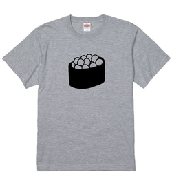 名入れ無料：いくらTシャツ　Tシャツカラー全3色　綿素材　親子コーデ　親子Tシャツ 4枚目の画像