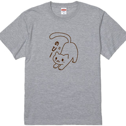 リラックス♪のびーネコTシャツ 全3色　100～XXLサイズ　　猫Ｔシャツ　ねこTシャツ　 3枚目の画像