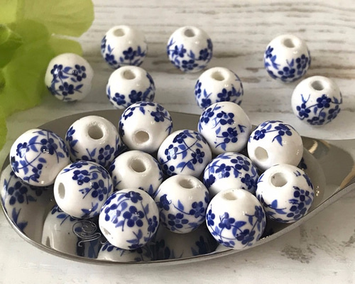 青いトンボの陶器花瓶 ドーム工房「蓮池に蜻蛉文花瓶」《アンティックかとう》