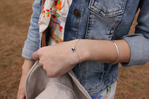 ◆hippie◆Sterling Silver bangle / Cuff bracelet 4枚目の画像