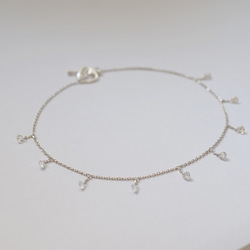 ◆hippie◆ 輝夜│Shiny Zircon Sterling Silver Choker / Necklace 3枚目の画像