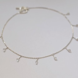 ◆hippie◆ 輝夜│Shiny Zircon Sterling Silver Choker / Necklace 6枚目の画像