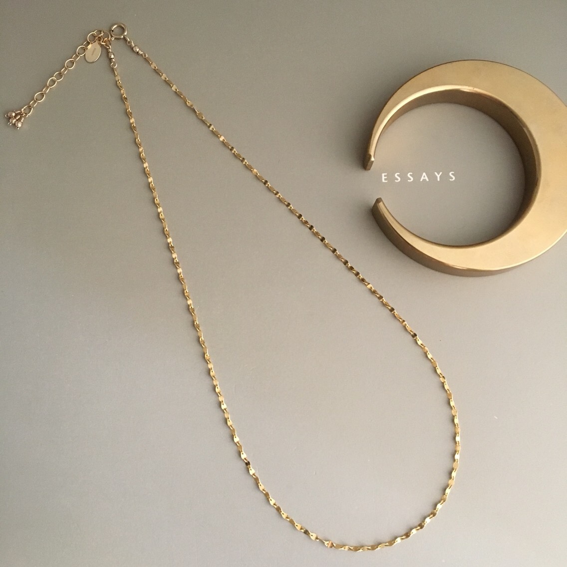 【K14GF】ノーブルネックレス 37cm