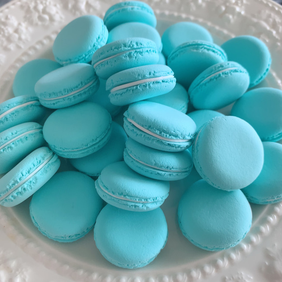 ティファニーブルーのマカロン30個セット その他インテリア雑貨