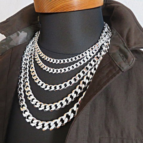 喜平チェーン 8mm 55cm ネックレス シルバー925 ネックレス