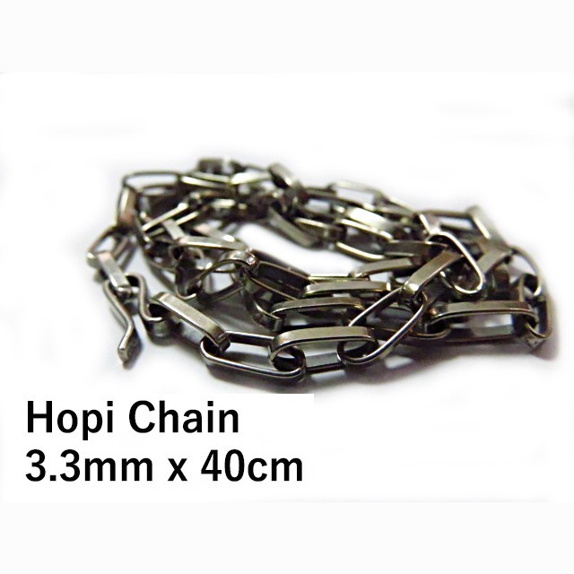 ホピ族 3.3mm 40cmネックレス チェーン シルバー インディアン