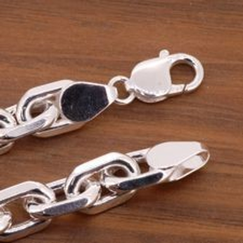 シルバー925 アヅキチェーン　50cm 未使用品 シルバー925 喜平チェーン アズキチェーン 【50cm】 送料無料