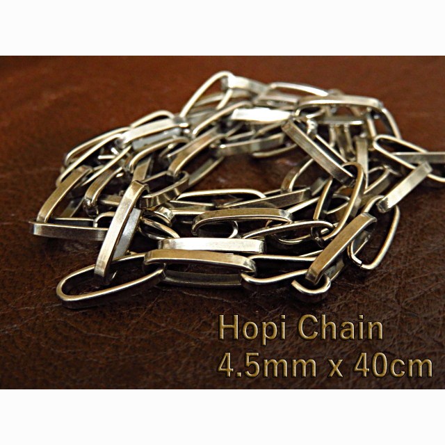 ホピ族 4.5mm 40cmネックレス チェーン シルバー インディアンジュエリー 検索用 ナバホ
