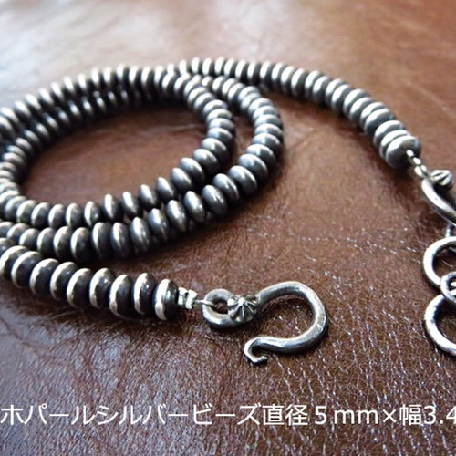 ナバホ ビーズネックレス ハンドメイド シルバー925 ナバホ ビーズネックレス ハンドメイド シルバー925