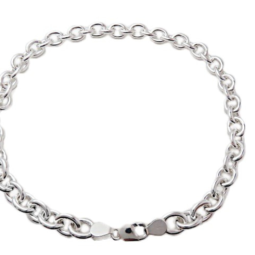 あずきチェーン カット無し 太丸 シルバー925 4.5mm 80cm 小豆 あずき