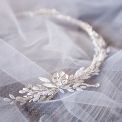 【ジョージー]手作りの結婚式の宝石類のブライダルヘアアクセサリー 5枚目の画像