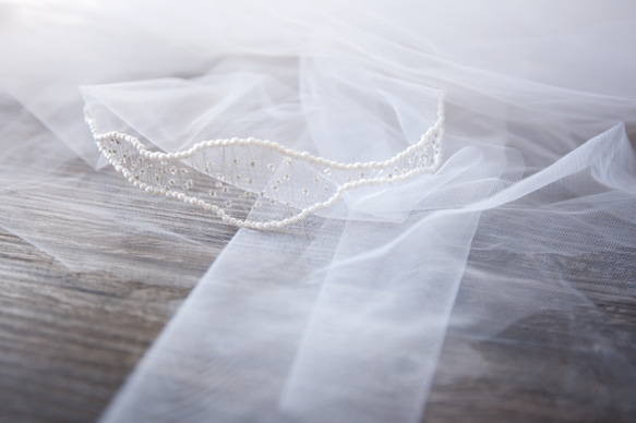 [ファニー]手作りの結婚式の宝石類のブライダルヘアアクセサリー 4枚目の画像