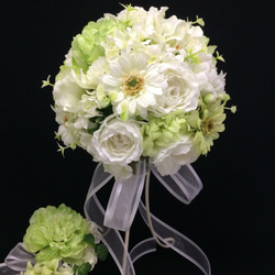   Wedding bouquet （White & green ＊17㎝） 2枚目の画像