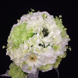   Wedding bouquet （White & green ＊17㎝） 4枚目の画像