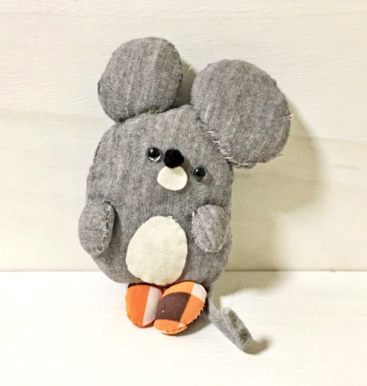 ネズミぬいぐるみ ぬいぐるみ akaza ichiko 通販 3559481