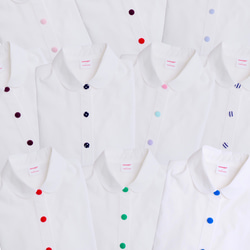 えり☆袖☆ボタン…色々選べるホワイトシャツ♡ 1枚目の画像