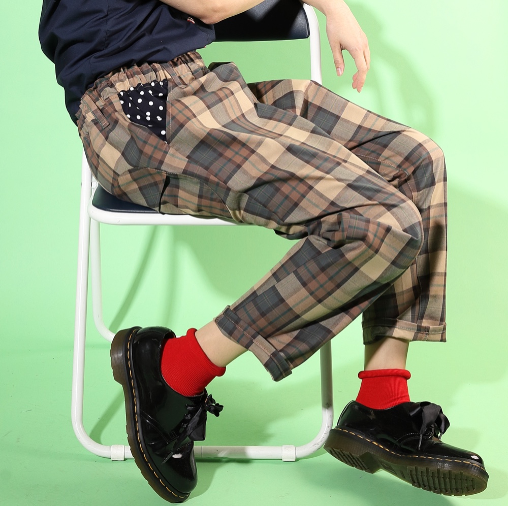 サルエル風ブリティッシュチェックパンツ♡(再販)