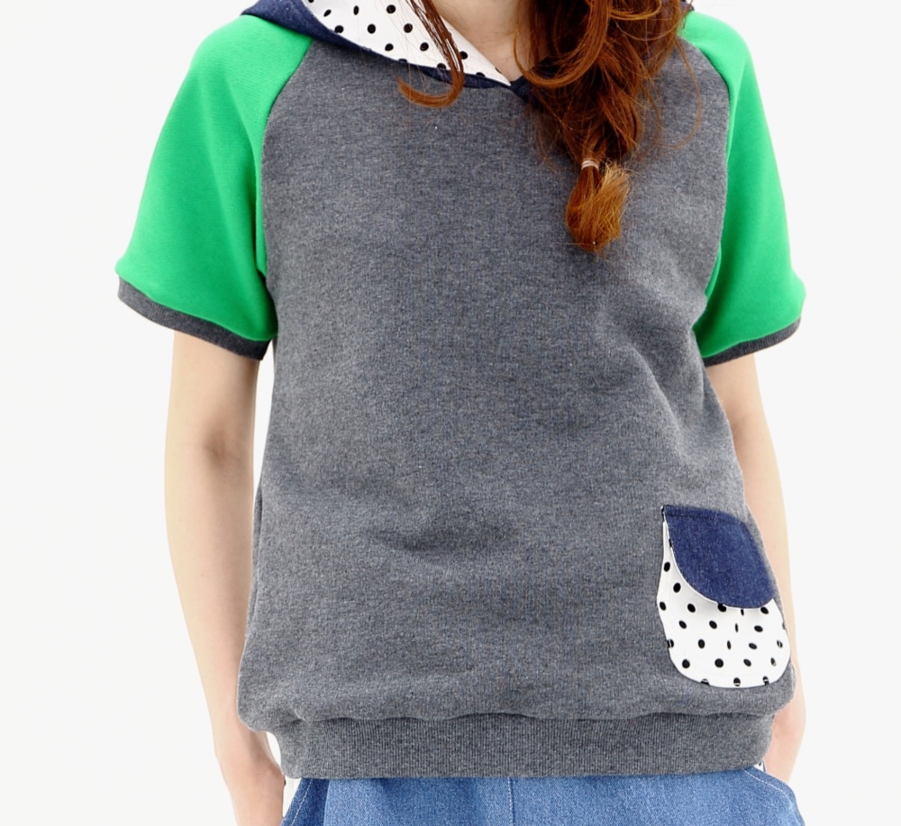 【再販】mixパーカー♡チャコール杢