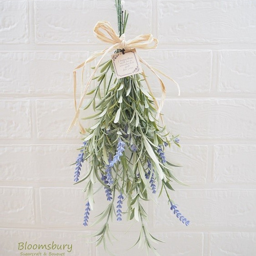 ラベンダー＆ローズマリーのナチュラルスワッグ ~ with artificial