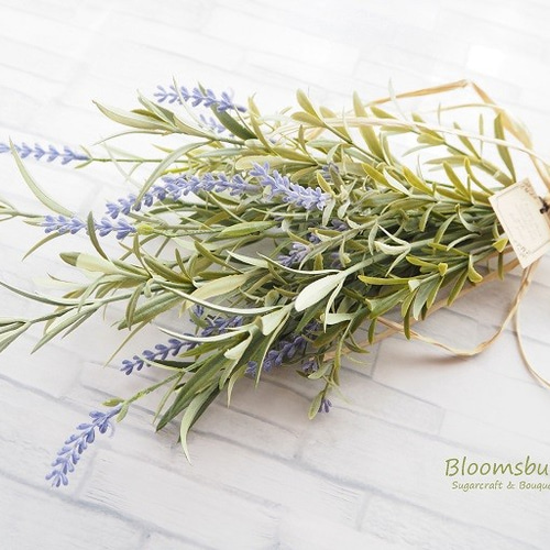 ラベンダー＆ローズマリーのナチュラルスワッグ ~ with artificial