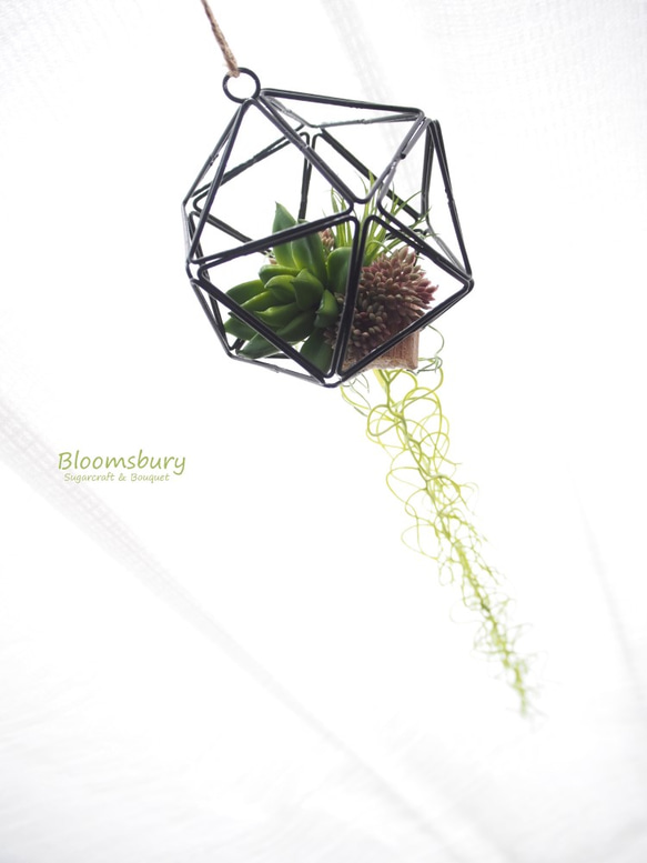 Hanging Succulent(多肉植物) ~ポリゴンオーナメント~ 2枚目の画像