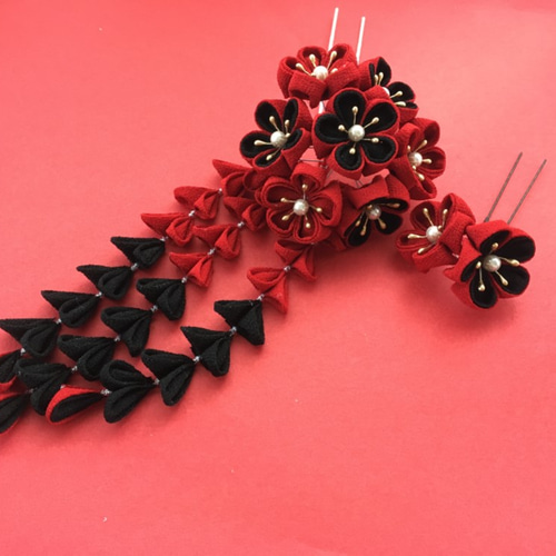 Nページ緑檀　如意　クシ　赤い房付き　① SF角段18－10 しじま緑本体 | 製品詳細 | シーピー化成