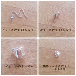 シンデレラウミウシ ピアス【片耳】/陶器製 イヤリング 8枚目の画像