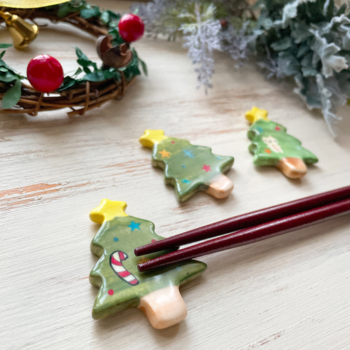新品　クリスマス　箸置き　靴下　柊　お星様　三点セットのみ 2a7271a3878a10d8f1acc23e43b94b