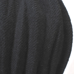 秋季/冬季 * 亞麻頭巾...黑色 第3張的照片