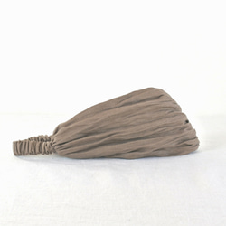 法國亞麻頭巾...摩卡 第2張的照片