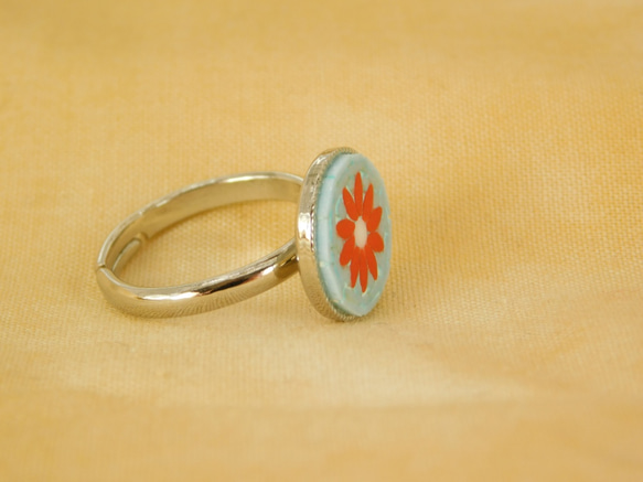 ミクロモザイク指輪　K0513AM 4枚目の画像