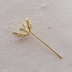 Original metal parts～Twiggie pin～ ゴールド(M) 1枚目の画像