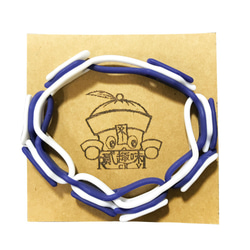 《戲手環》白藍款【矽膠材質】(商品價格含台灣國內運費) 第3張的照片