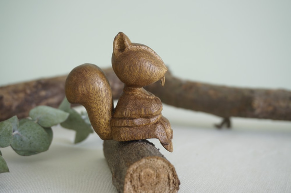 松鼠 (樟木) - 木彫り woodcarving 古鳴木刻工作室 第4張的照片