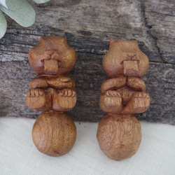 木彫 杯緣小松鼠 (樟木) - 木彫り woodcarving 古鳴木刻工作室 第5張的照片