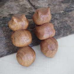 木彫 杯緣小松鼠 (樟木) - 木彫り woodcarving 古鳴木刻工作室 第6張的照片