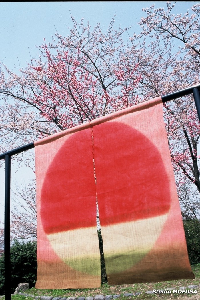 暖簾 のれん N-0701  本麻 半間 90x95cm