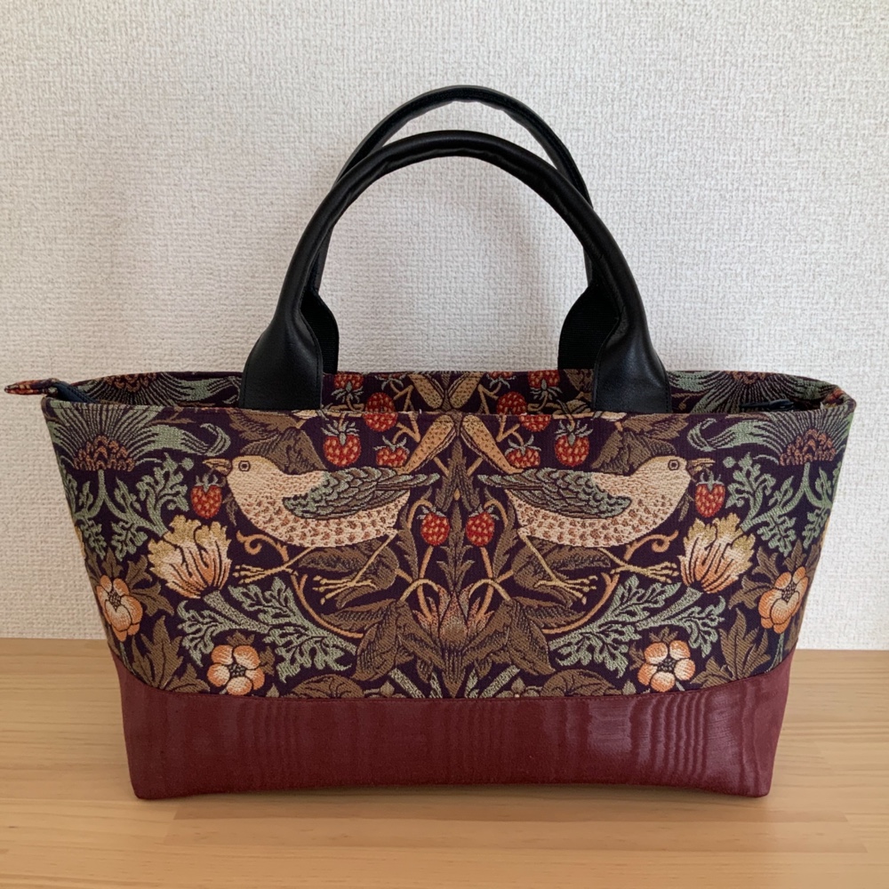 ウイリアムモリス いちご泥棒横長バック②