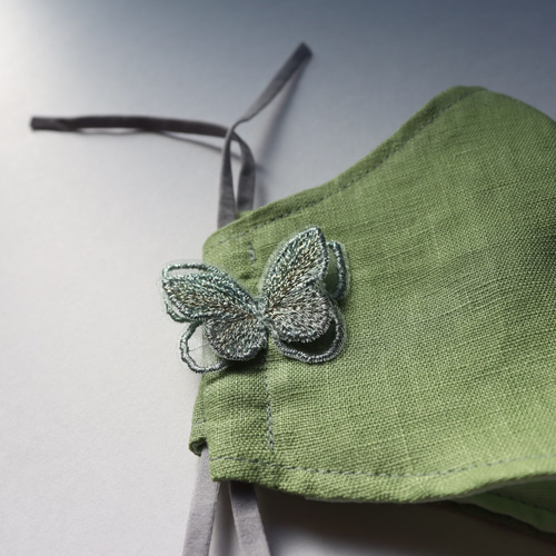 フェイスカバー　モチーフフェイスカバー　蝶々フェイスカバー フェイスカバーモチーフフェイスカバー蝶々フェイスカバー