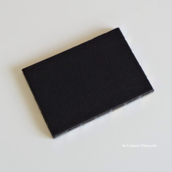 ブラック Slim ガラスモザイクタイルのディスプレイトレイmini（飾り台・小物置き）【受注制作】 7枚目の画像