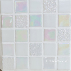 光澤珍珠混合馬賽克瓷磚展示托盤方形固定裝置 [定制] 第3張的照片