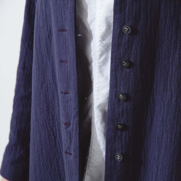 小中山領大衣 - 紫 Mandarin collar coat - Ultraviolet 第7張的照片