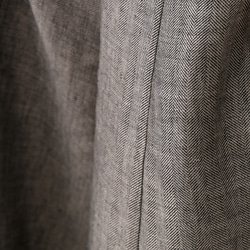 手工棉麻低襠褲裙 - 人字織紋 Handmade drop-crotch culottes - Herringbone 第6張的照片