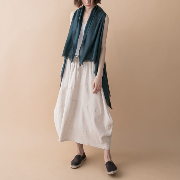 多穿法背心罩衫 - 藍綠 Multiwear kimono vest - Teal 第2張的照片