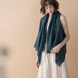 多穿法背心罩衫 - 藍綠 Multiwear kimono vest - Teal 第3張的照片